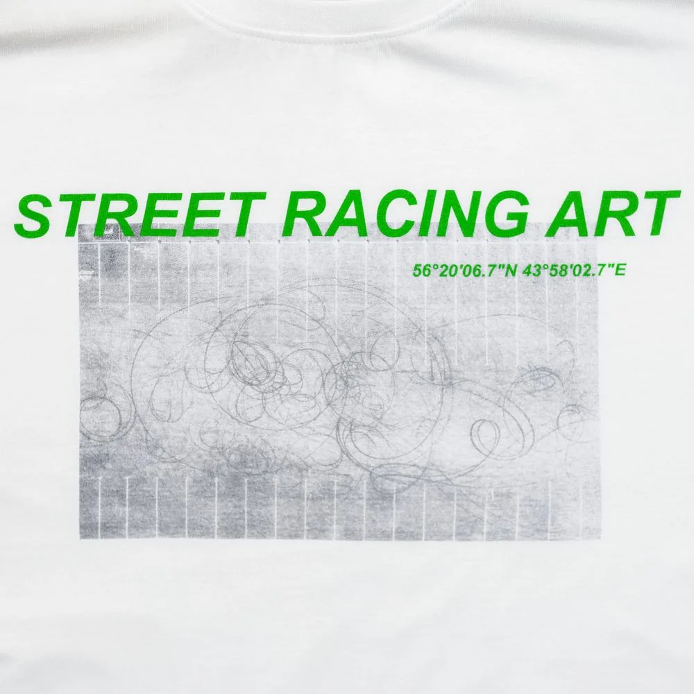 Футболка Street Racing Art, белая, размер XXL фото 7