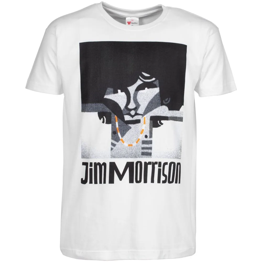 Футболка «Меламед. Jim Morrison», белая, размер XL фото 3