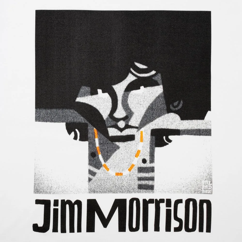 Футболка «Меламед. Jim Morrison», белая, размер XL фото 5