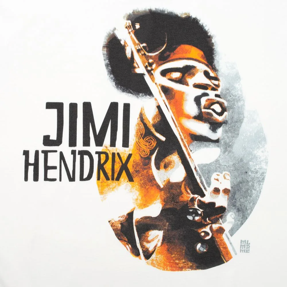 Футболка «Меламед. Jimi Hendrix», белая, размер XXL фото 4