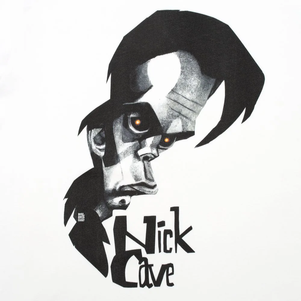 Футболка «Меламед. Nick Cave», белая, размер M фото 4