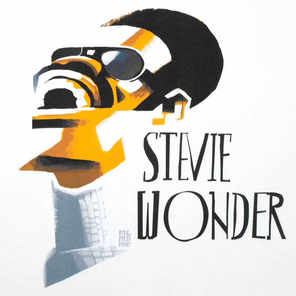 Толстовка «Меламед. Stevie Wonder», белая, размер XS фото 5