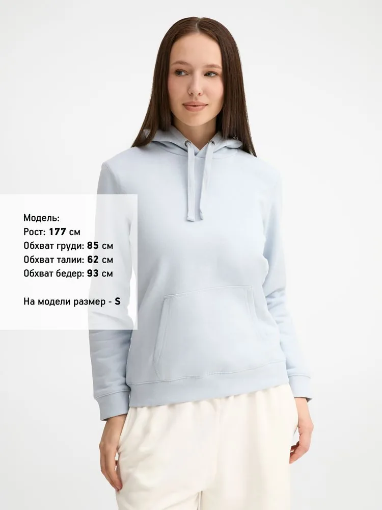 Толстовка женская Spencer Women, голубая, размер M фото 6