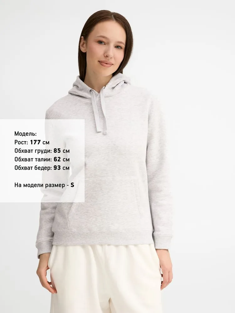 Толстовка женская Spencer Women, светло-серый меланж, размер XS фото 6