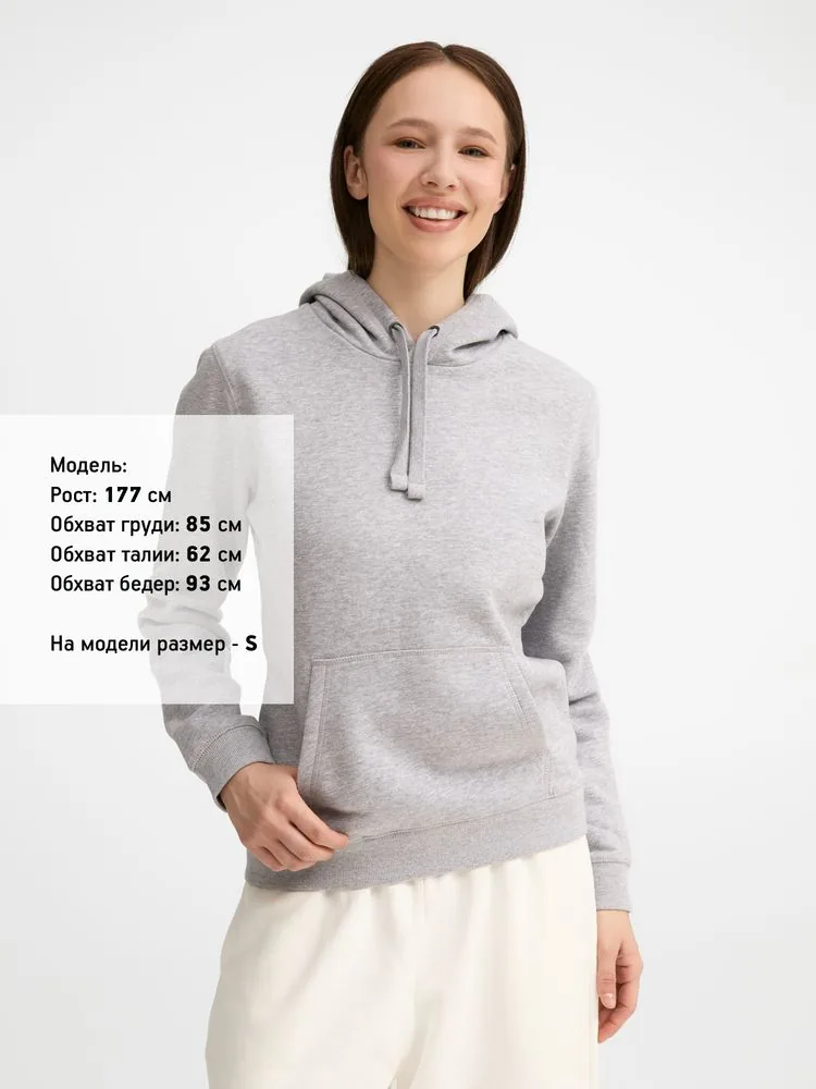 Толстовка женская Spencer Women, серый меланж, размер L фото 6
