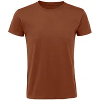 Футболка мужская приталенная Regent Fit 150, коричневая (терракотовая), размер XXL фото 2