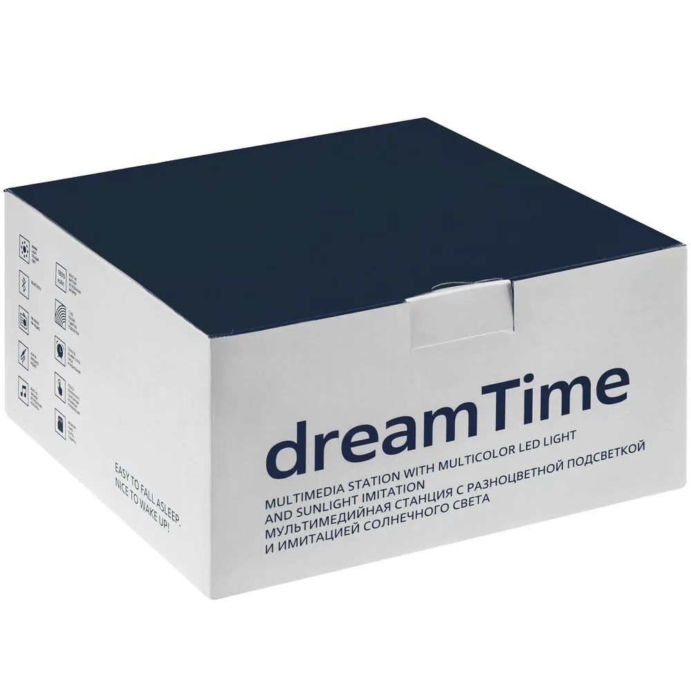 Лампа-колонка dreamTime для пробуждения светом и музыкой, черная фото 15