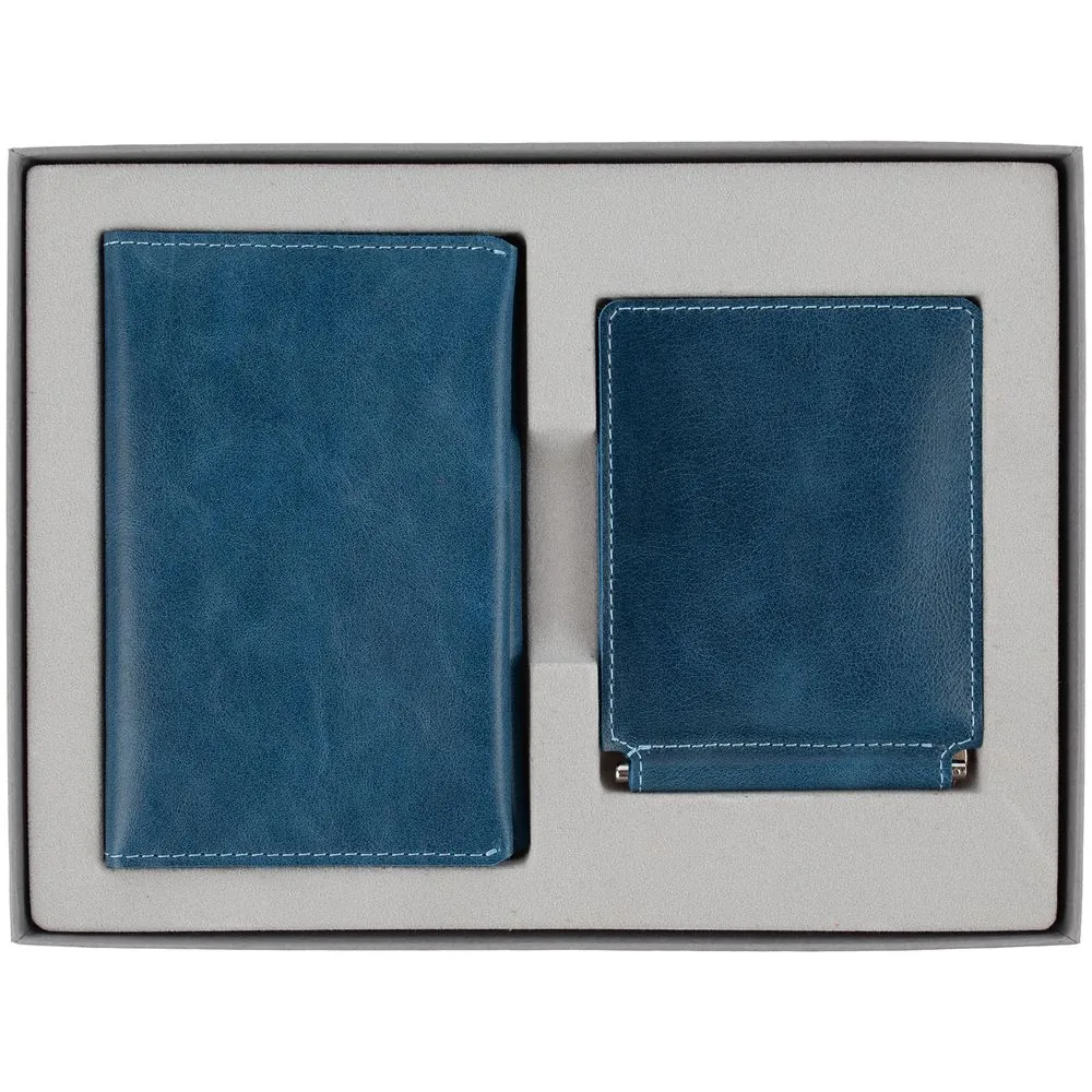 Набор Apache Billfold, синий фото 3