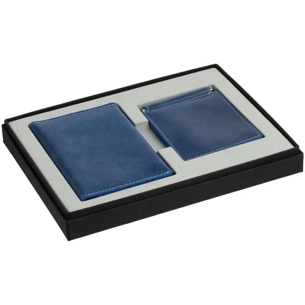 Набор Apache Billfold, синий фото 8
