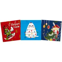 Набор Warmest Wishes: 3 открытки с конвертами фото 2