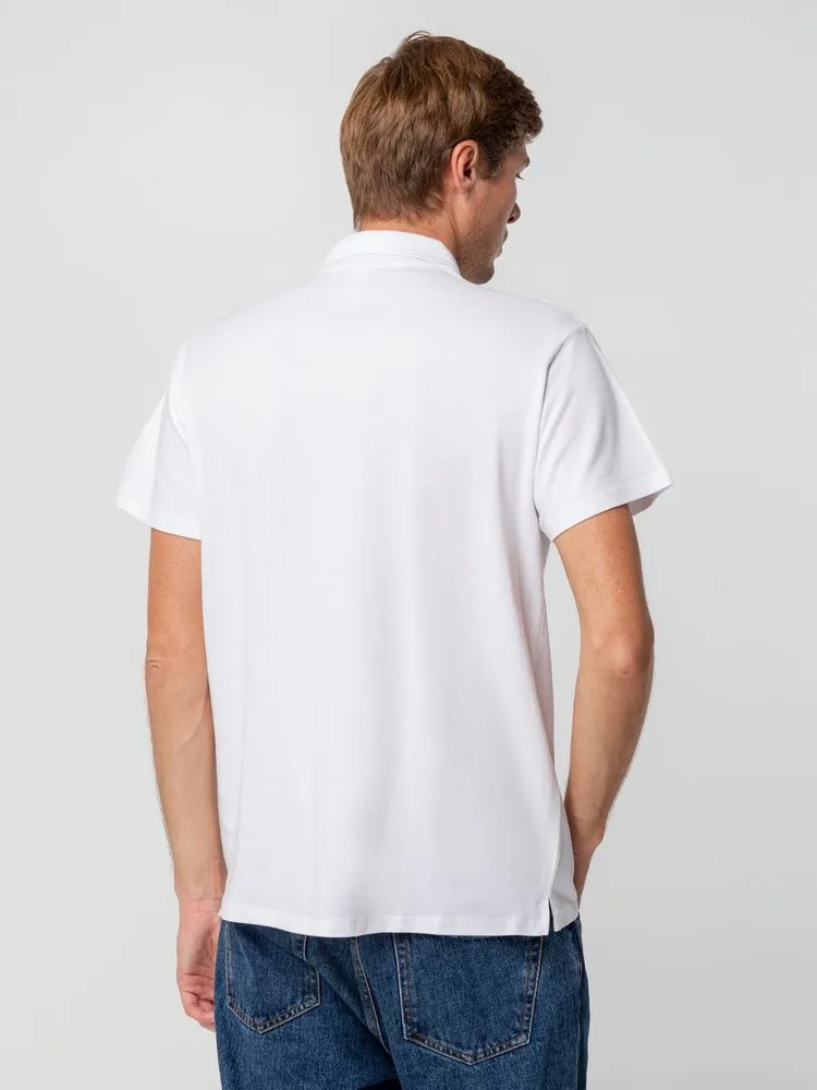 Рубашка поло мужская Spring 210 бирюзовая, размер L фото 7