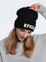 Шапка «Краш», черная фото 2