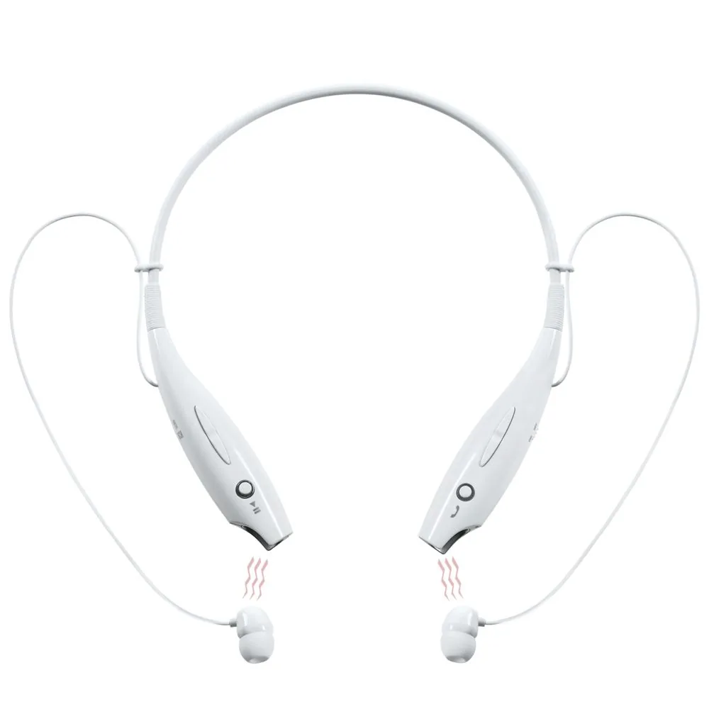 Bluetooth наушники stereoBand, ver.2, белые фото 3