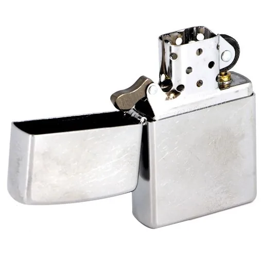 Зажигалка Zippo Armor Brushed, матовая серебристая фото 5