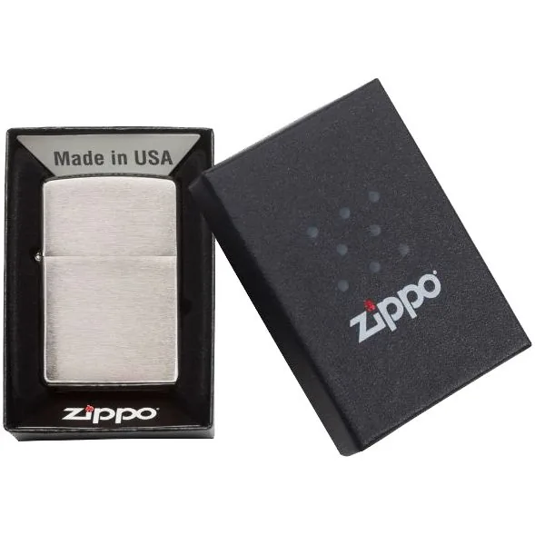 Зажигалка Zippo Armor Brushed, матовая серебристая фото 6