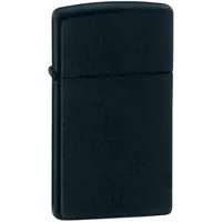 Зажигалка Zippo Slim Matt, матовая черная фото 2