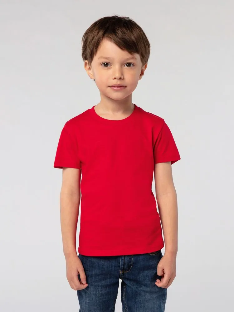 Футболка детская Pioneer Kids, красная, на рост 118-128 см (8 лет) фото 5