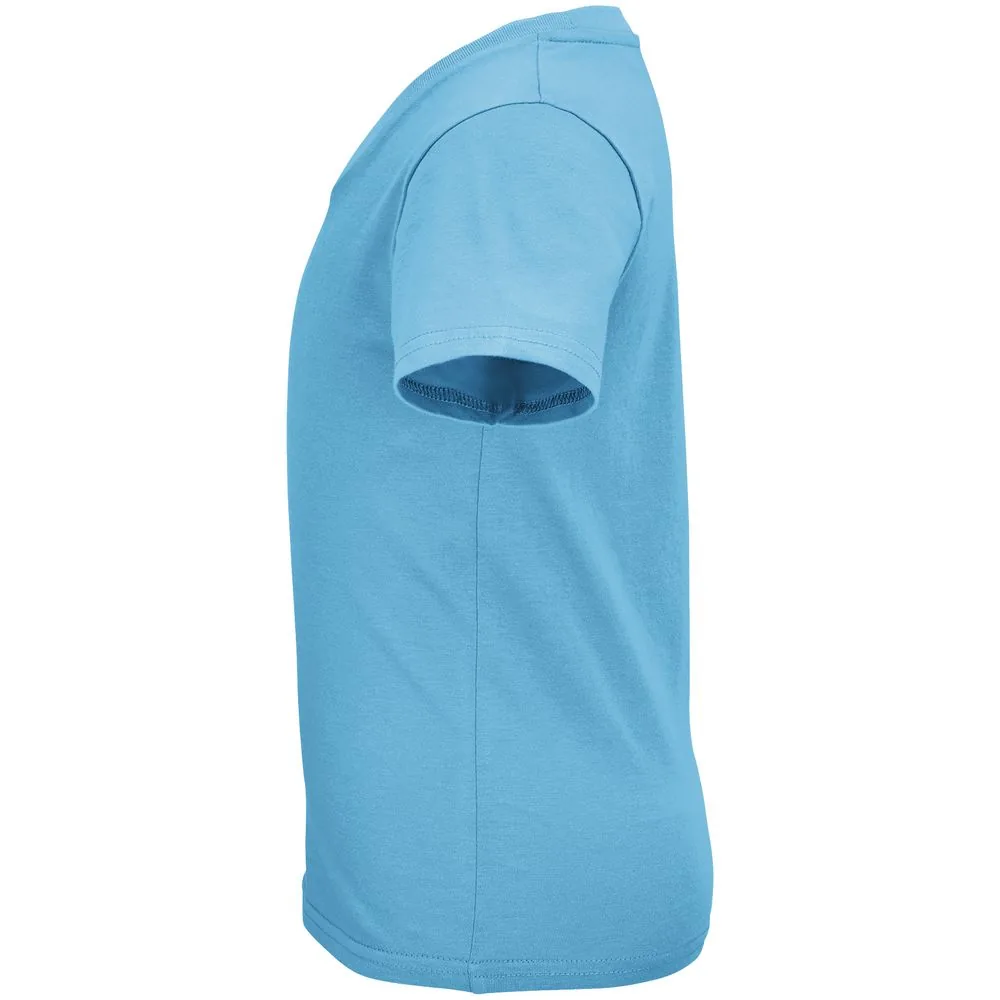 Футболка детская Crusader Kids, бирюзовая, на рост 130-140 см (10 лет) фото 4
