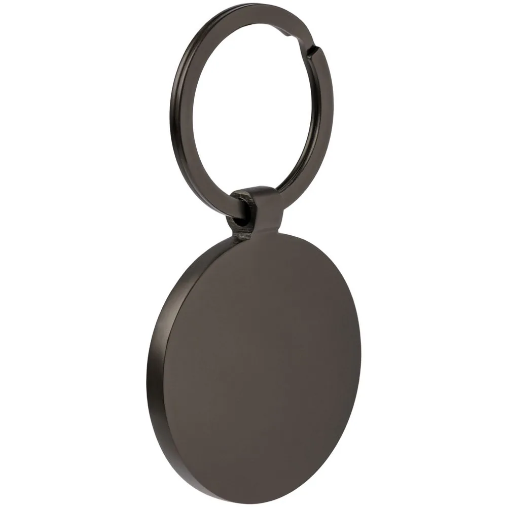 Брелок Gun Metal Circle, графитовый фото 3