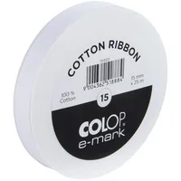 Лента Colop E-mark 15, белая фото 2