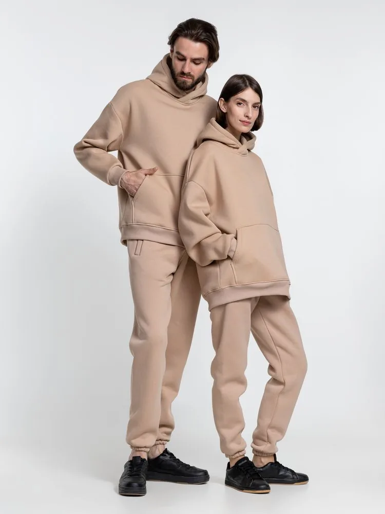 Худи Kulonga Oversize, бежевое, размер XS/S фото 16