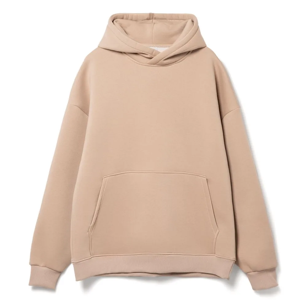 Худи Kulonga Oversize, бежевое, размер XL/XXL