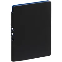 Ежедневник Flexpen Black, недатированный, черный с синим фото 2