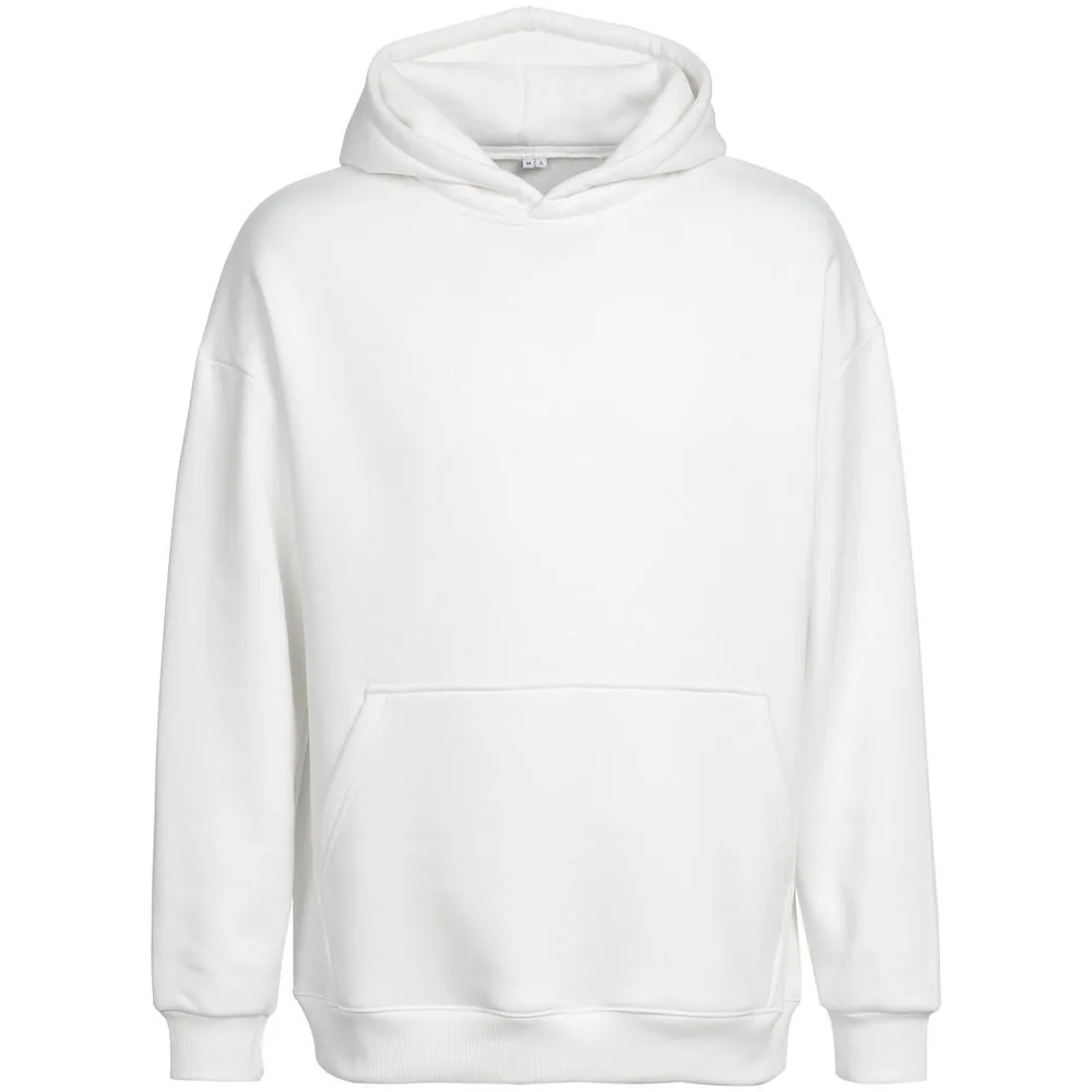 Худи оверсайз Kulonga Comfort Heavy, молочно-белое, размер XS/S