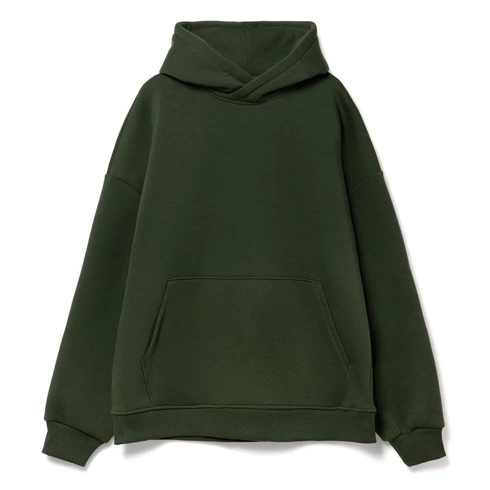 Худи Kulonga Oversize, темно-зеленый хаки, размер XS/S