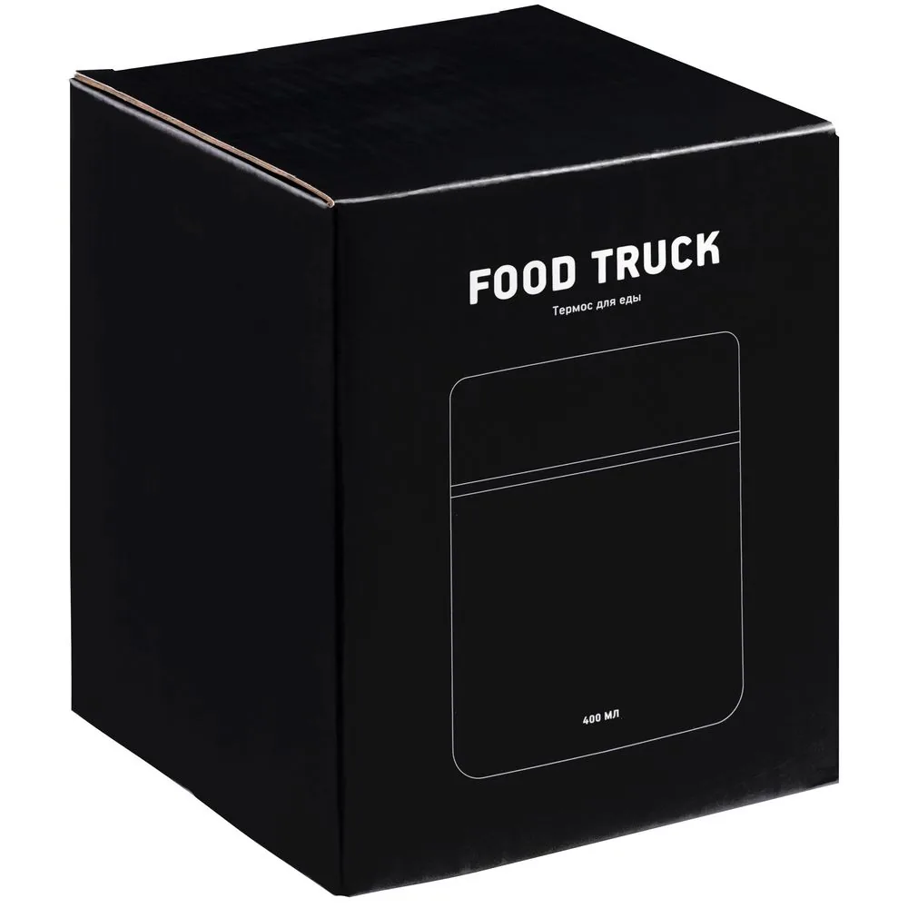 Термос для еды Food Truck, черный фото 10