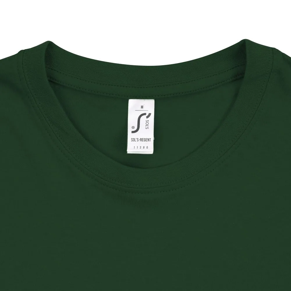 Футболка Regent 150 темно-зеленая, размер XXL фото 4