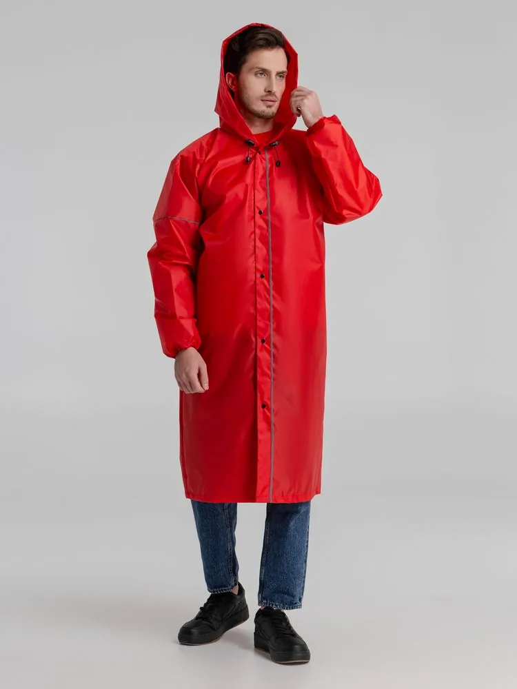 Дождевик со светоотражающими элементами Rainman Blink, красный, размер XL фото 8