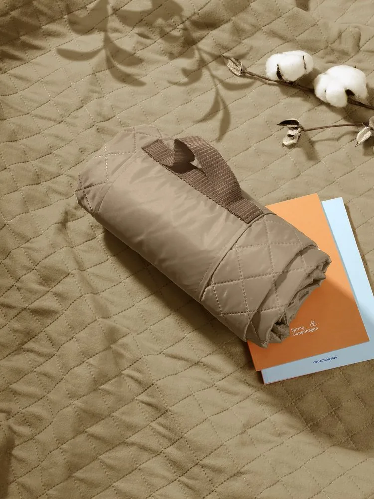 Плед для пикника Comfy, бежевый фото 7