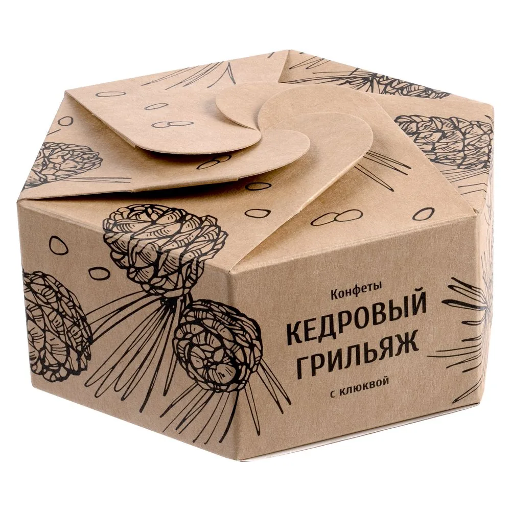 Конфеты «Мягкий кедровый грильяж» с клюквой фото 6