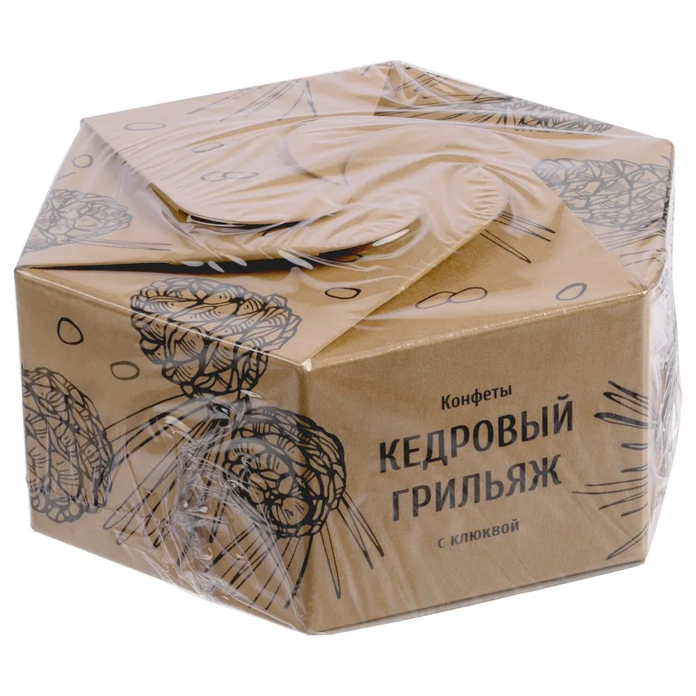 Конфеты «Мягкий кедровый грильяж» с клюквой фото 7
