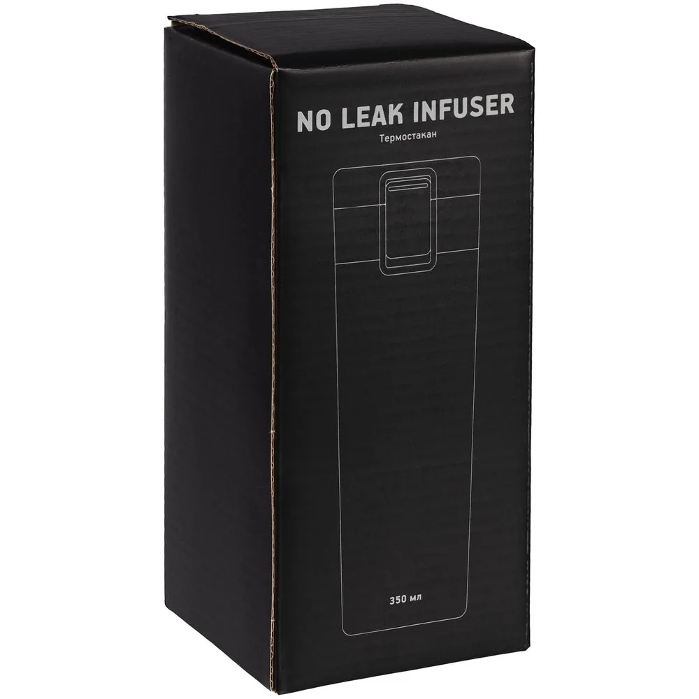 Термостакан с ситечком No Leak Infuser, черный фото 13