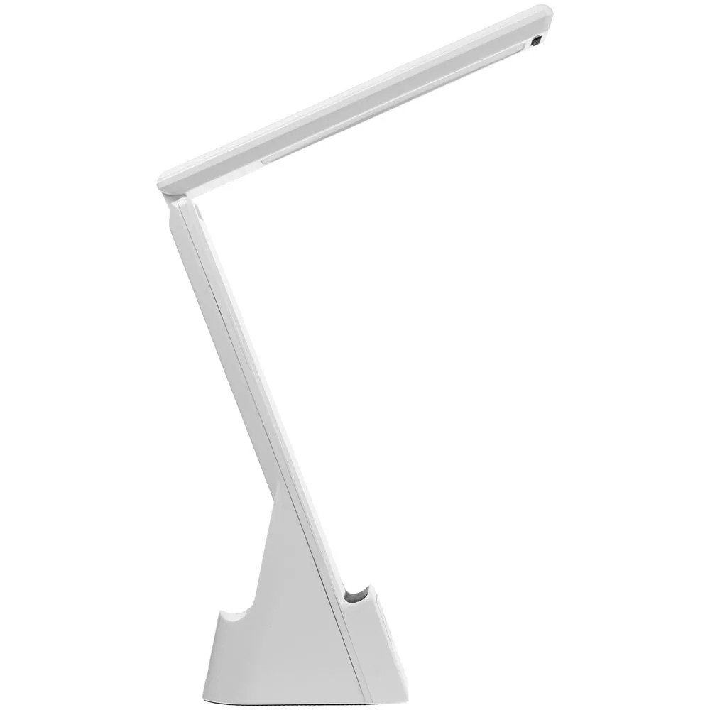Лампа с беспроводной зарядкой смартфона и часов Powerack, белая фото 5