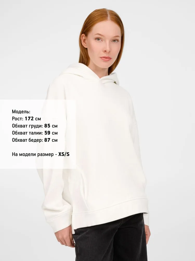 Худи оверсайз унисекс Tolla, молочное, размер XL/2XL фото 7
