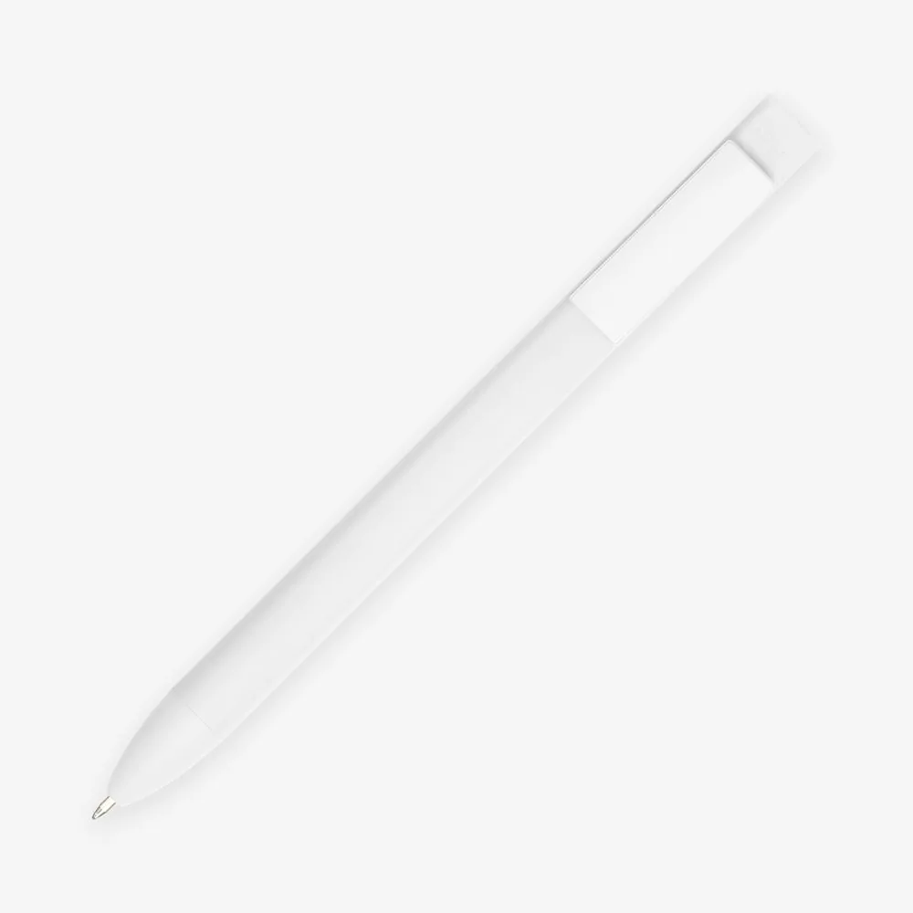 Ручка шариковая Swiper SQ Soft Touch, белая фото 3