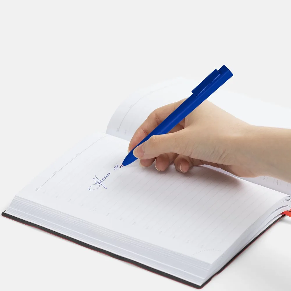 Ручка шариковая Swiper SQ Soft Touch, синяя фото 5