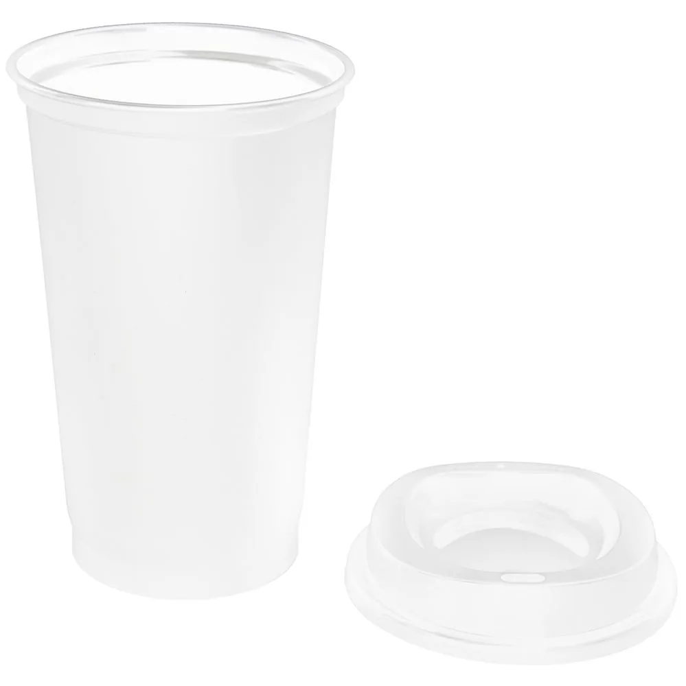 Стакан с крышкой Color Cap White, белый фото 3