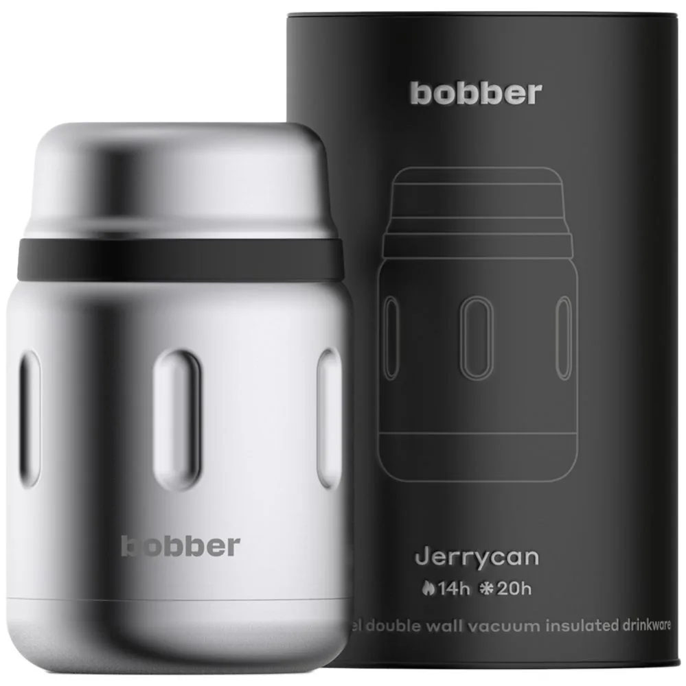 Термос для еды Jerrycan 700, вакуумный, стальной матовый фото 3
