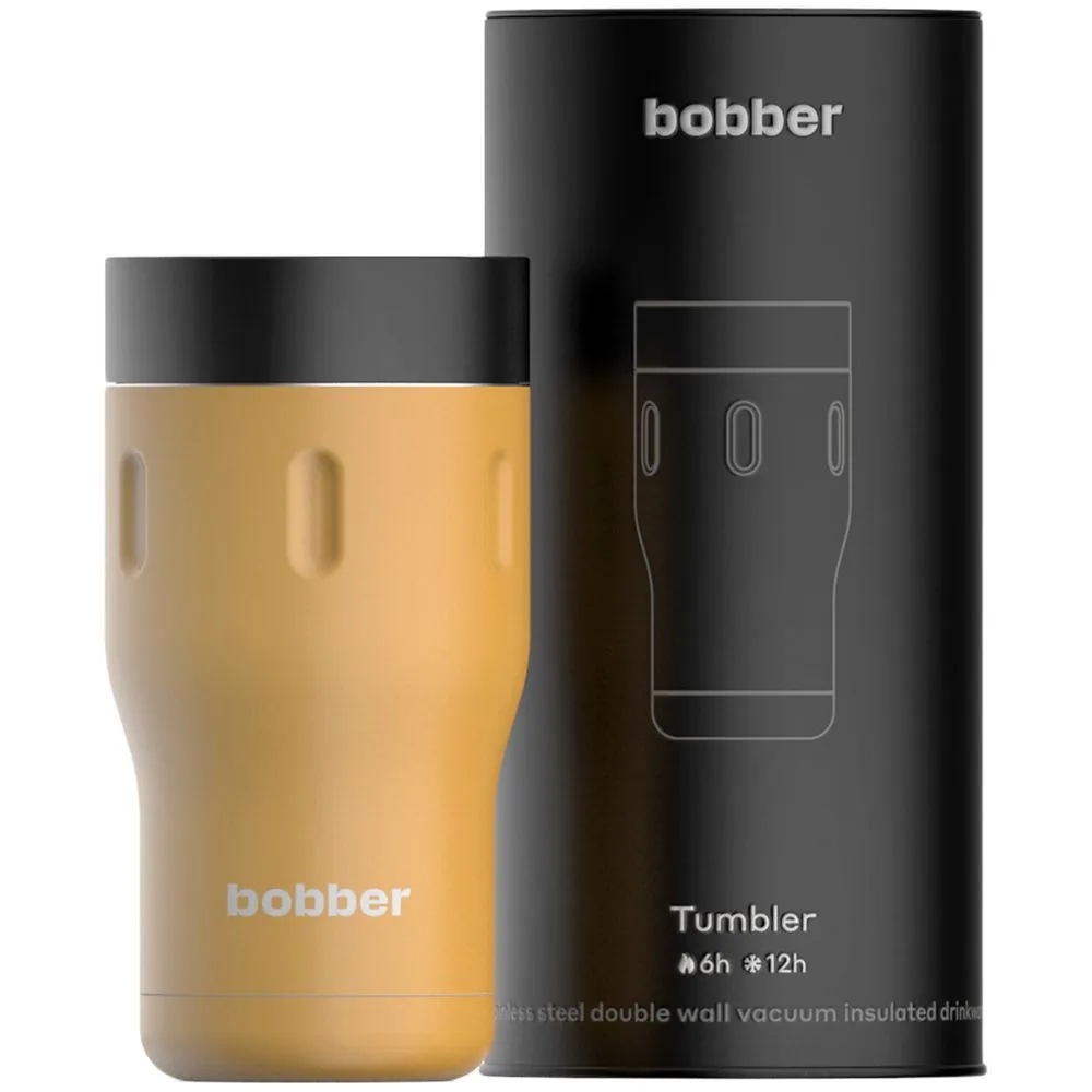 Термостакан Tumbler 350, вакуумный, оранжевый фото 3