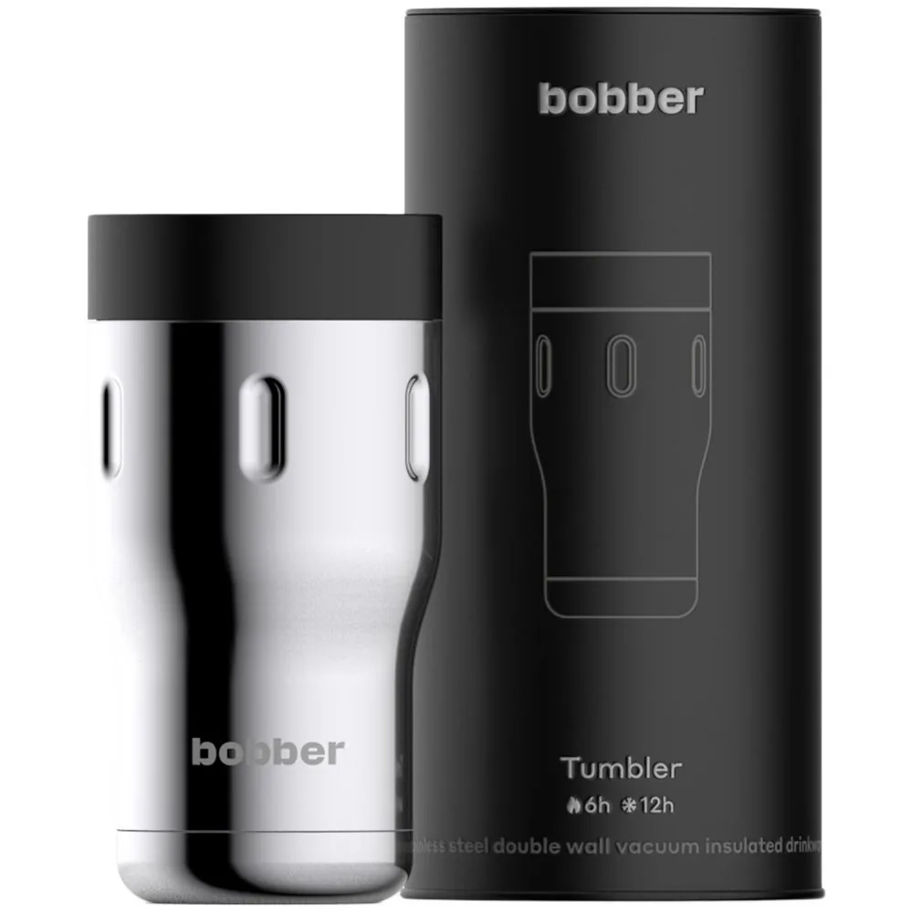 Термостакан Tumbler 350, вакуумный, стальной зеркальный фото 3