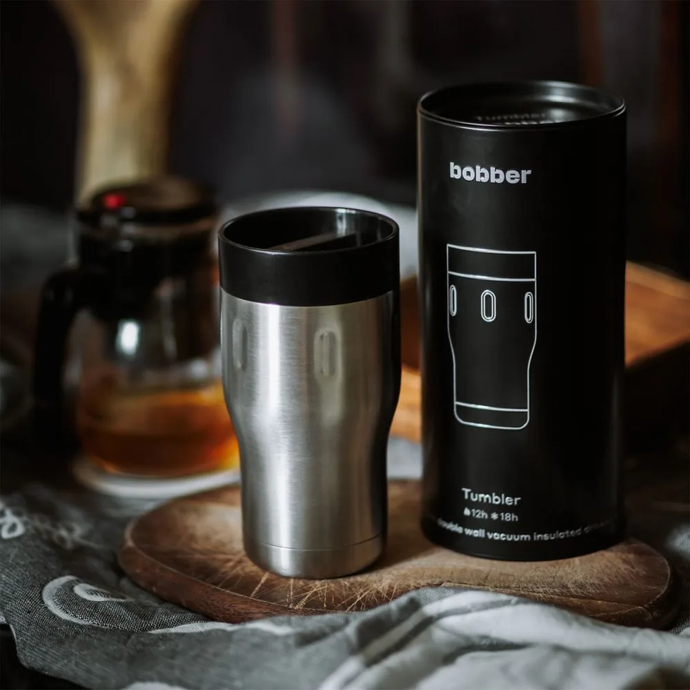 Термостакан Tumbler 350, вакуумный, стальной матовый фото 6