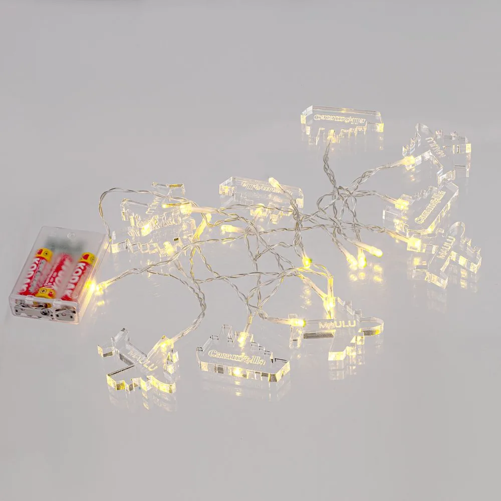 Гирлянда с индивидуальными фигурками AcryLED на заказ фото 3