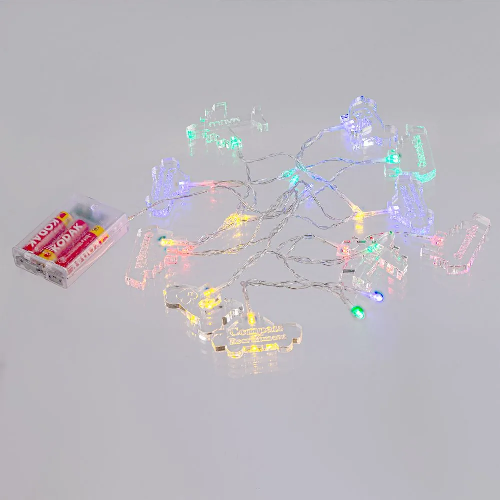 Гирлянда с индивидуальными фигурками AcryLED на заказ фото 4