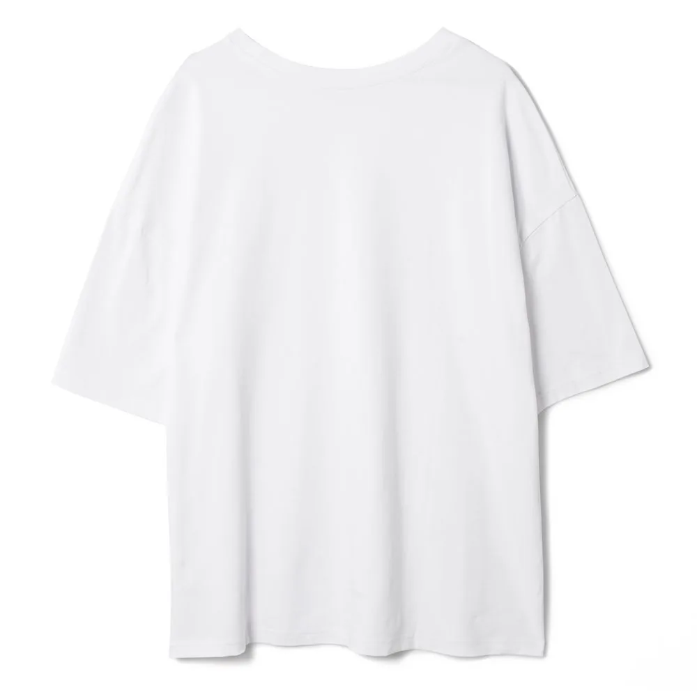 Футболка унисекс оверсайз Crosstown, белая, размер XXL фото 4