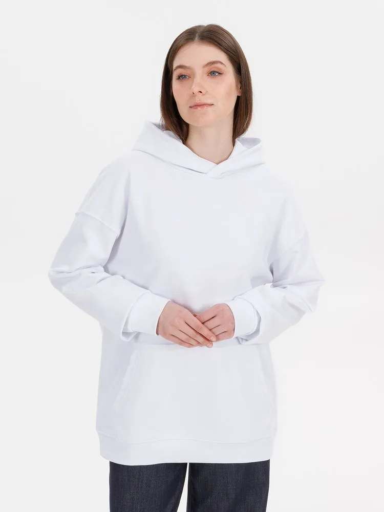 Худи оверсайз унисекс Outshine, белое, размер XL/2XL фото 7