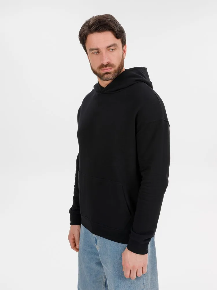 Худи оверсайз унисекс Outshine, черное, размер XL/2XL фото 7